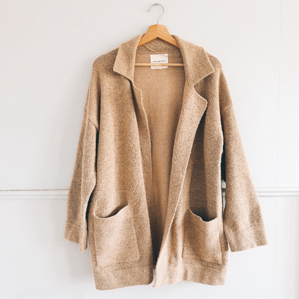 THREAD & SUPPLY > Open Front Cardigan